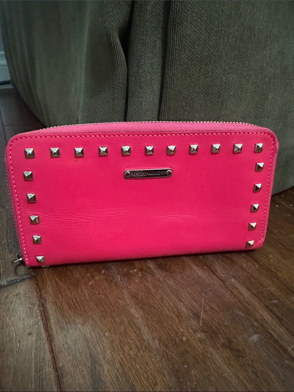 Rebecca Minkoff Studded Zip Wallet